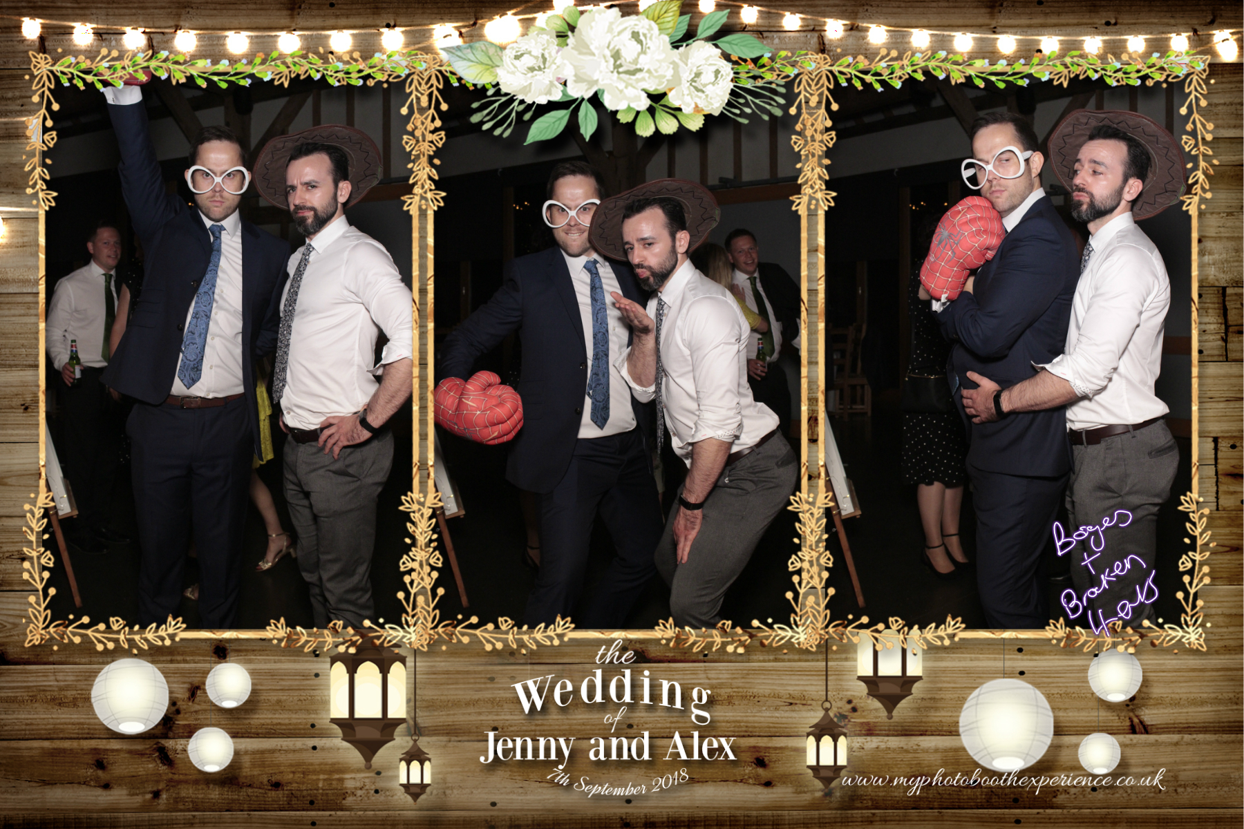 Jenny & Alex's Wedding | View more photos from the event at gallery.myphotoboothexperience.co.uk/u/MyPhotoBoothExperienceLtd/Jenny-Alexs-Wedding